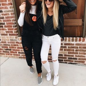 Free People White Skinny Jeans